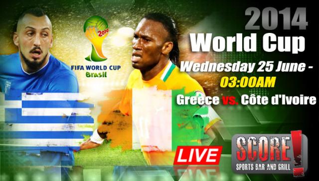 Greece vs. Côte d'Ivoire @Score! Sports Bar & Grill | Expat Advisory ...
